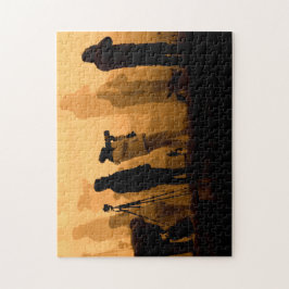 Puzzle Un asombroso atardecer - Fotografiando a los ganes