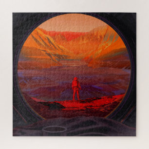Puzzle Un Astronauta En Marte