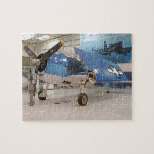 Puzzle Un avión de combate F-6F Hellcat de la Segunda Gue