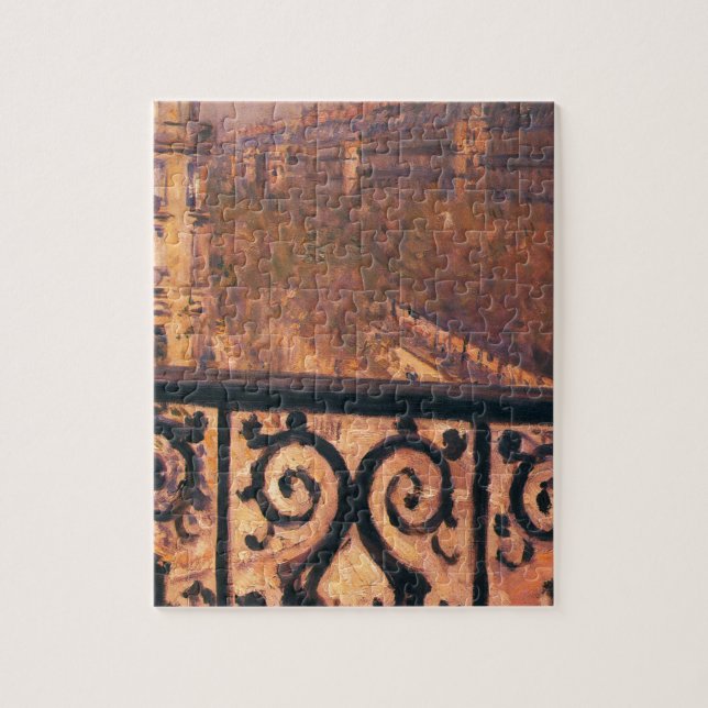 Puzzle Un balcón en París de Gustave Caillebotte (Vertical)