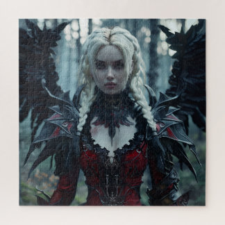 Puzzle Un bello ángel gótico