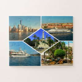 Puzzle Un bello collage alrededor del mundo