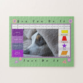 Puzzle Un bello perro gracioso educativo