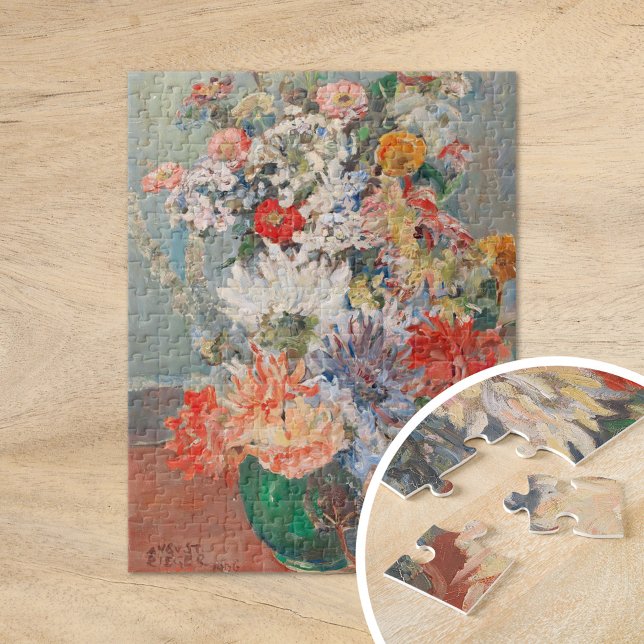 Puzzle Un Bouquet de flores de verano | August Rieger (Subido por el creador)