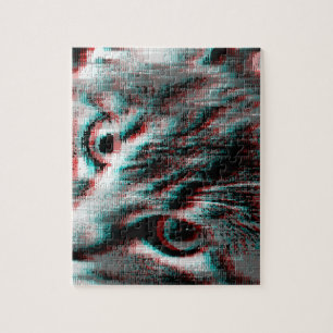 Puzzle Un brillo de gato de 8 bits
