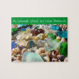 Puzzle Un buen día en la playa desconcierta las cáscaras