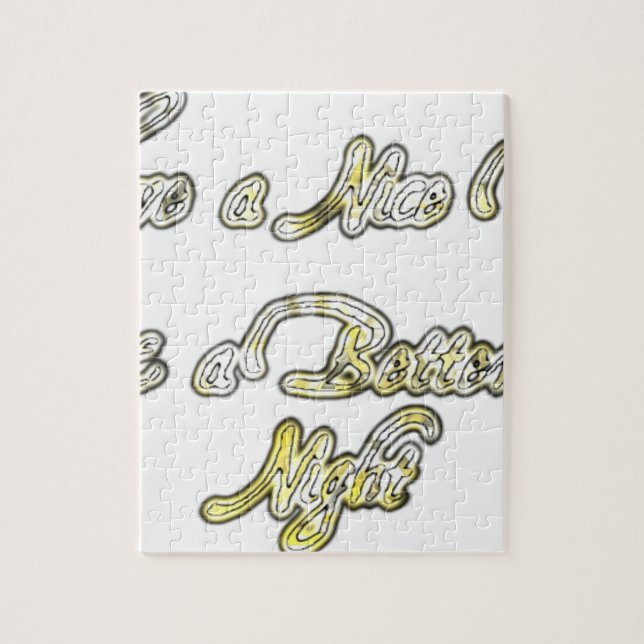 Puzzle Un buen día y una mejor cita nocturna Imprimir art (Vertical)