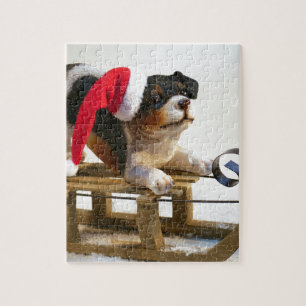 Puzzle Un cachorro en una mancha