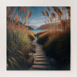 Puzzle Un camino de madera