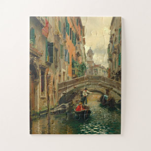 Puzzle Un canal tranquilo, Venecia