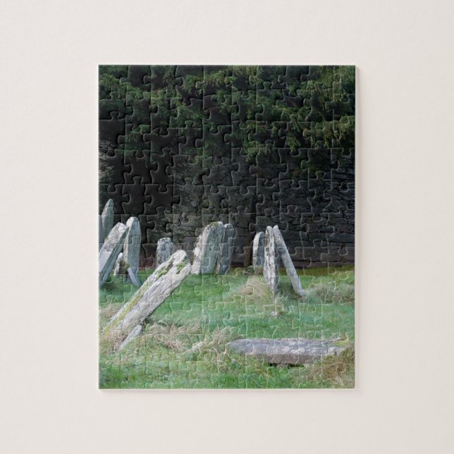 Puzzle Un cementerio irlandés (Vertical)