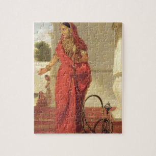 Puzzle Un chica de baile indio con una cachimba, 1772