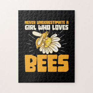 Puzzle Un Chica que ama a las abejas