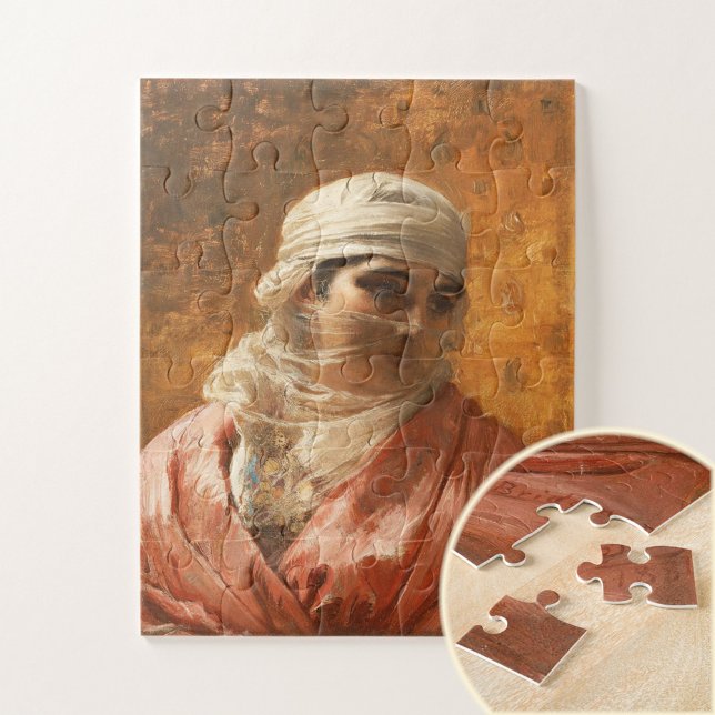 Puzzle Un circasiano de Frederick Arthur Bridgman, Arte (Subido por el creador)