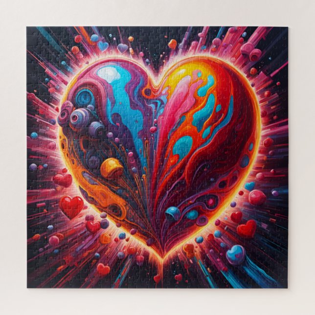 Puzzle Un coeur en pulsation (Vertical)