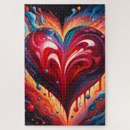 Puzzle Un coeur qui fond