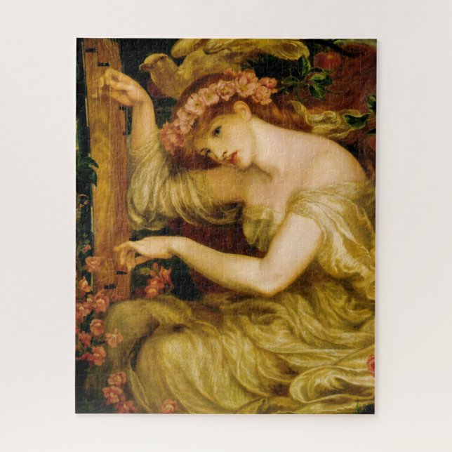 Puzzle Un derrame de mar (por Dante Gabriel Rossetti) (Vertical)