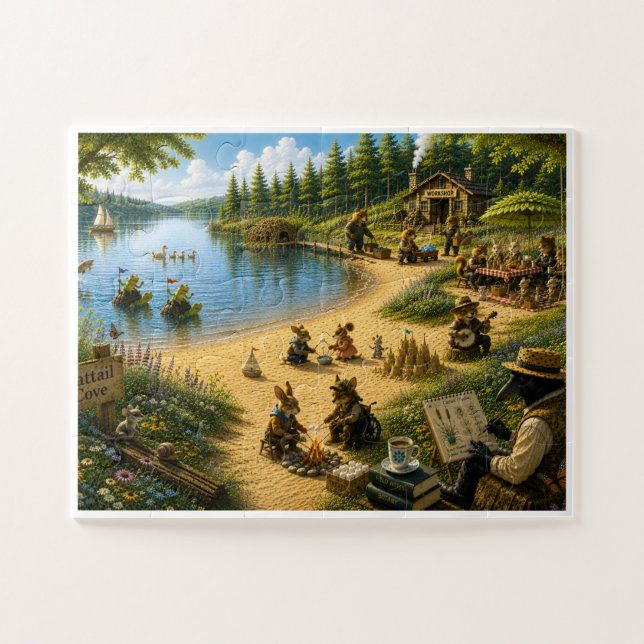 Puzzle Un día de verano en Cattail Cove (Horizontal)