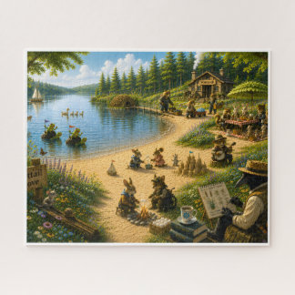 Puzzle Un día de verano en Cattail Cove
