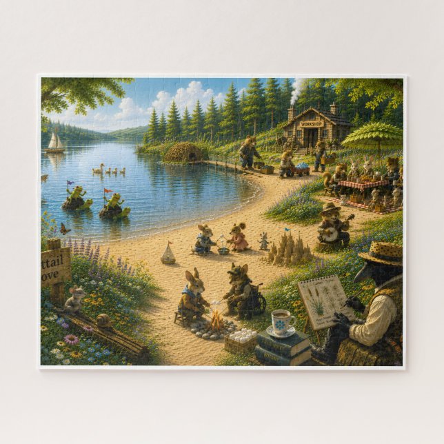 Puzzle Un día de verano en Cattail Cove (Horizontal)