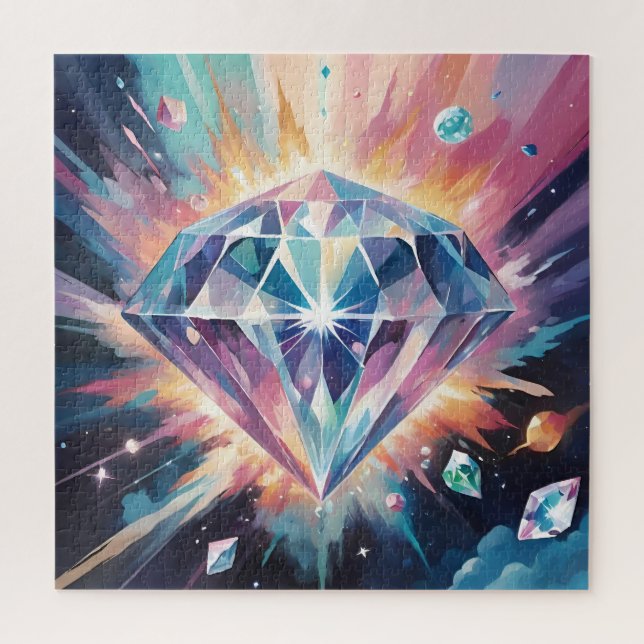 Puzzle Un diamante espacial (Vertical)