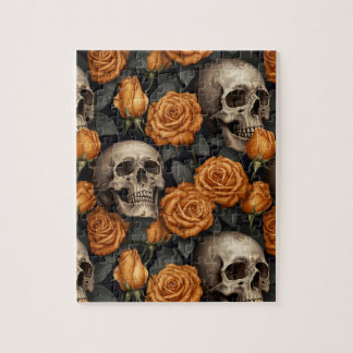 Puzzle Un diseño de la serie A Skull and Roses 11