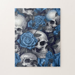 Puzzle Un diseño de la serie A Skull and Roses 12