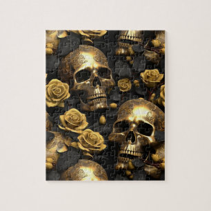 Puzzle Un diseño de la serie A Skull and Roses 8