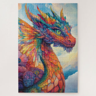 Puzzle Un dragón masivo
