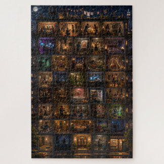 Puzzle Un edificio, 100 vidas – Premium 1000 piezas de ci