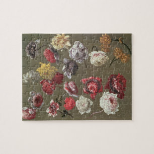 Puzzle Un estudio de los Peonies (aceite en lona)