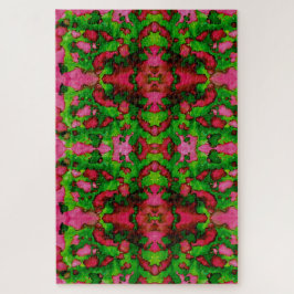 Puzzle Un estudio en rosa y verde