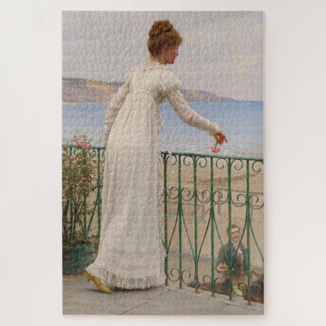 Puzzle Un Favor - Edmund Blair Leighton (Vertical)