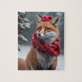 Puzzle Un Fox Navidad