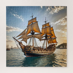 Puzzle Un galeón vintage