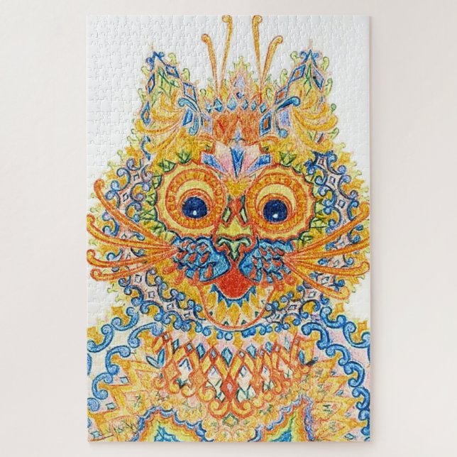 Puzzle Un Gato Oído, Louis Wain (Vertical)