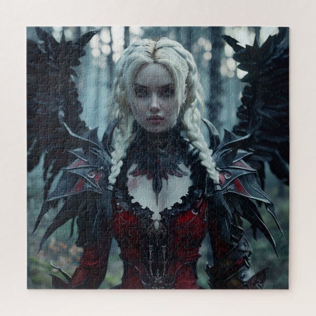 Puzzle Un hermoso ángel gótico (Vertical)