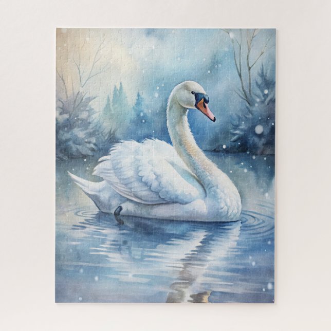 Puzzle Un hermoso cisne (Vertical)