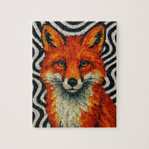 Puzzle Un hermoso zorro rojo 