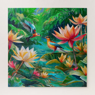 Puzzle Un humedal tropical