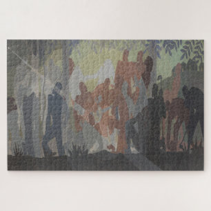 Puzzle Un idilio del profundo sur – Arte de Aaron Douglas