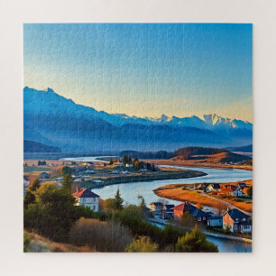 Puzzle Un impresionante paisaje otoñal