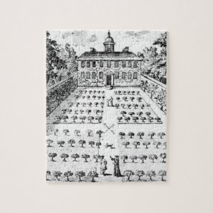 Puzzle Un jardín de la casa de campo, 'del Recr de los