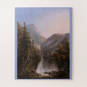 Puzzle Un lago en las montañas (siglo XIX)