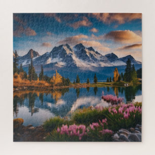 Puzzle Un lago tranquilo