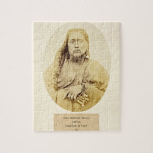 Puzzle Un lama tibetano en Pemianchi, Tíbet, siglo XIX (