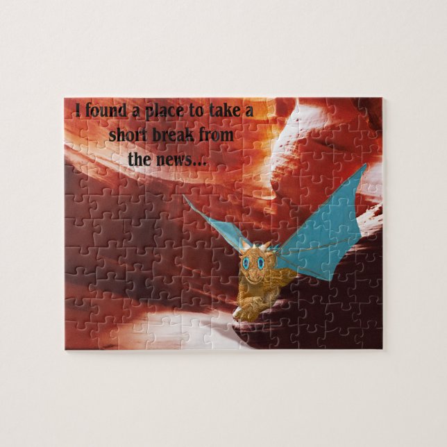 Puzzle Un lugar para tomarse un descanso de las noticias (Horizontal)