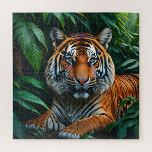 Puzzle Un majestuoso niño tigre