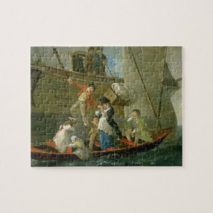 Puzzle Un marinero casado adiós, c.1800 (aceite en el