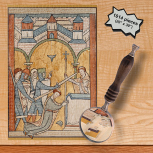 Puzzle Un Martirio Temprano de St. Thomas Becket en el Ar